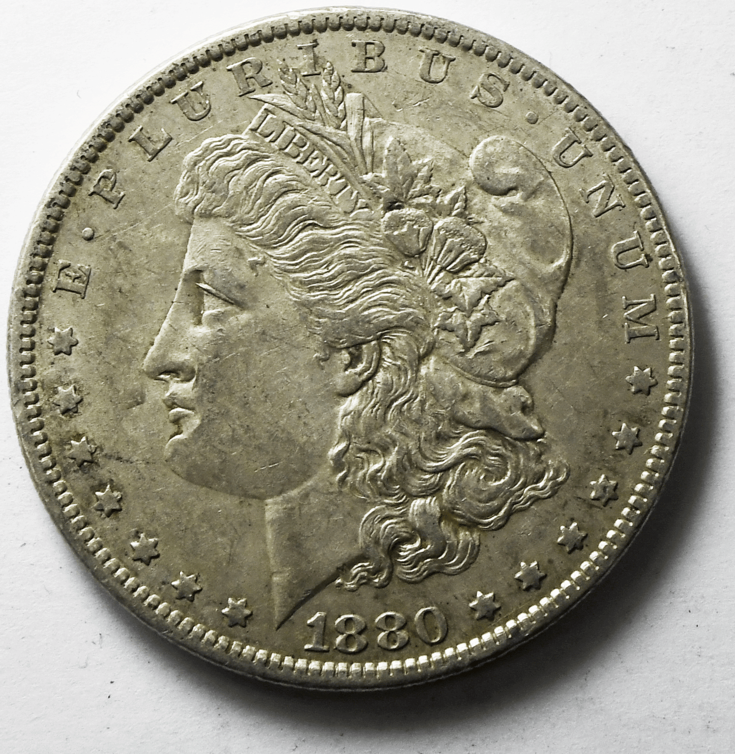 1880 O $1 Morgan Silver One Dollar New Orleans VAM 57