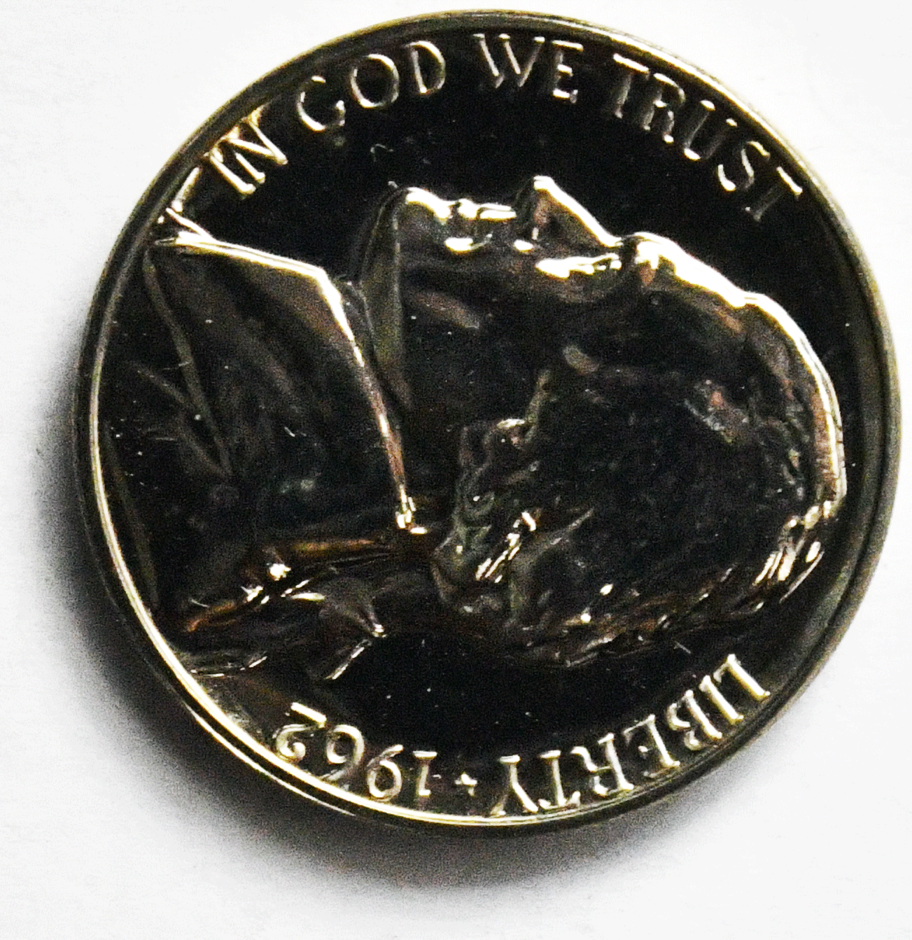 1962 5c Jefferson Proof Nickel Five Cents Gem Uncirculated