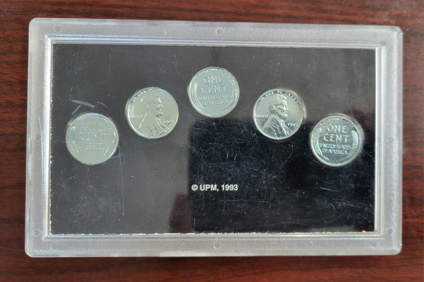 1943 Lincoln Steel Cent Philadelphia Wartime Emergency Issue Set Wheat Penny 1c