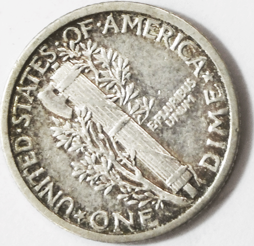 1924 10c Mercury Silver Dime Rare Ten Cents Philadelphia