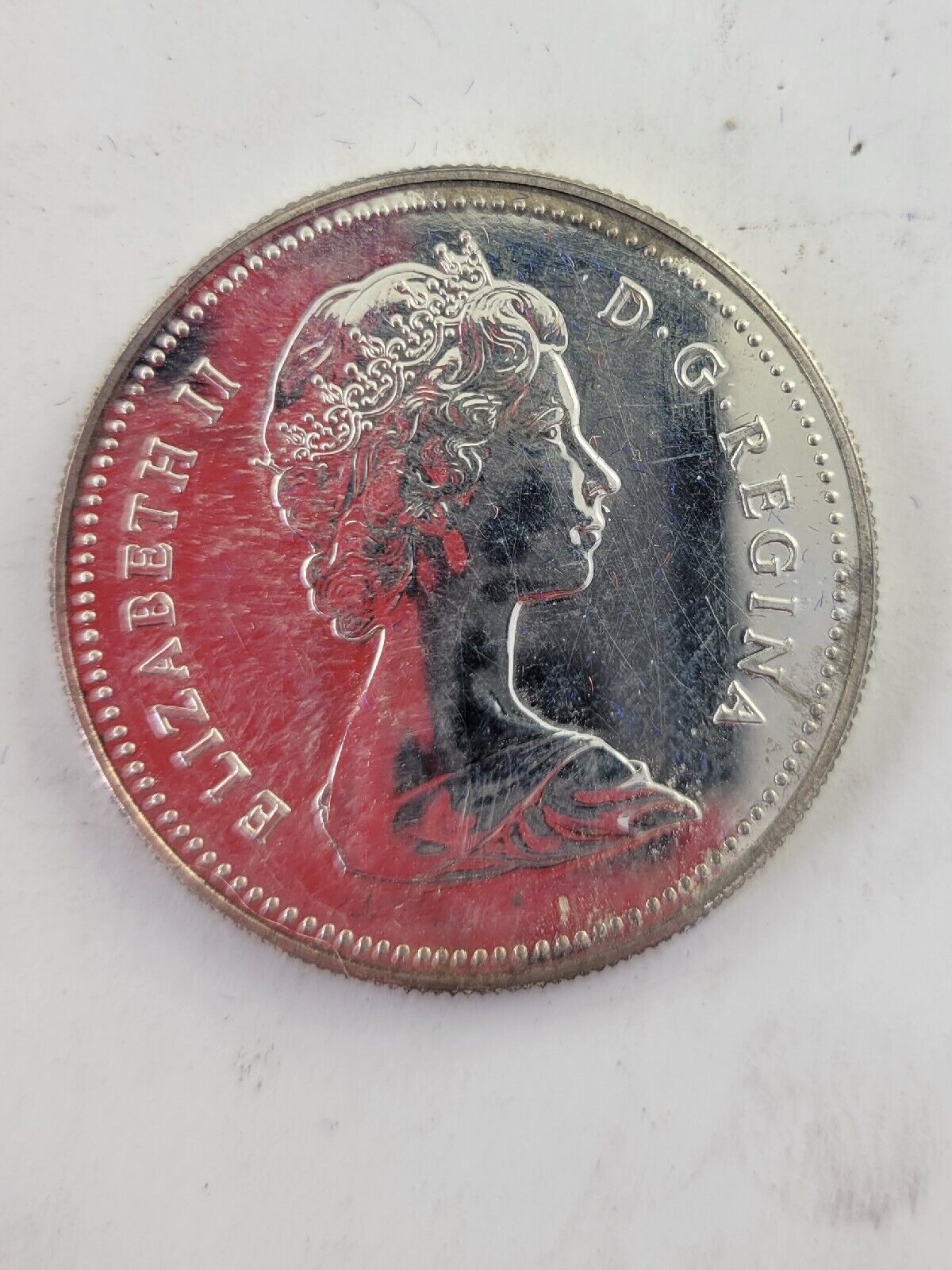 1980 Royal Canadian Mint Arctic Territories Polar Bear Silver