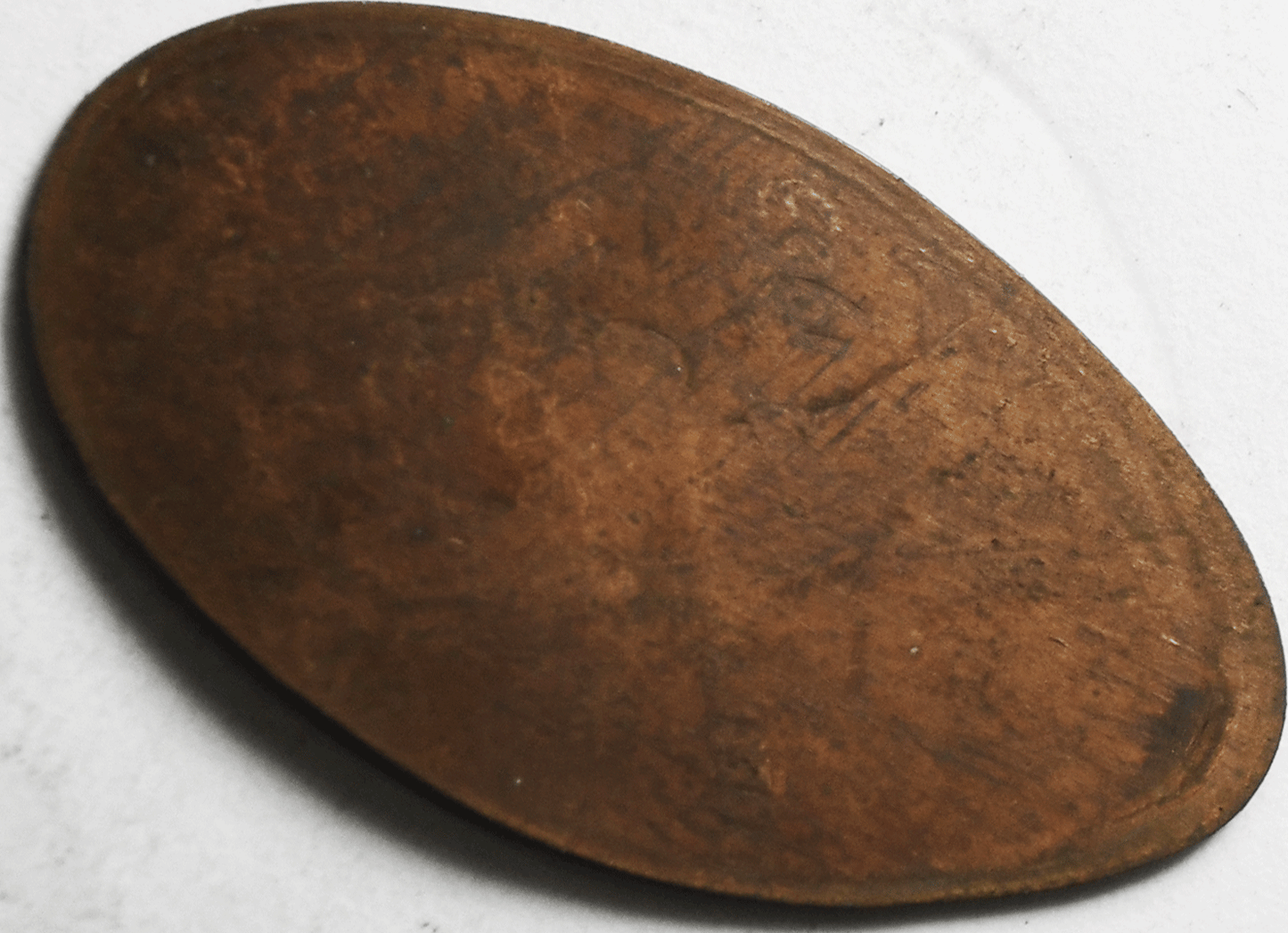 1963 1c Elongated Penny Shriner Scimitar